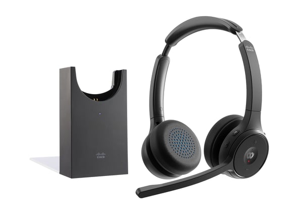 Cisco HS-WL-722-BUNAS-C hovedtelefoner/headset Trådløs Kontor/Callcenter Bluetooth Opladningsstativ Sort Cisco HS-WL-722-BUNAS-C hovedtelefoner/headset Trådløs Kontor/Callcenter Bluetooth Opladningsstativ Sort