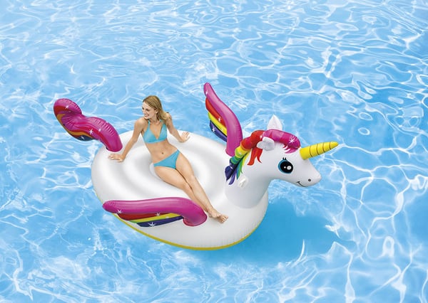 Miniatyrbild 3 av 3: Intex 57281 pool- och badmadrass Multifärg Bild Vinyl Sittbadleksak