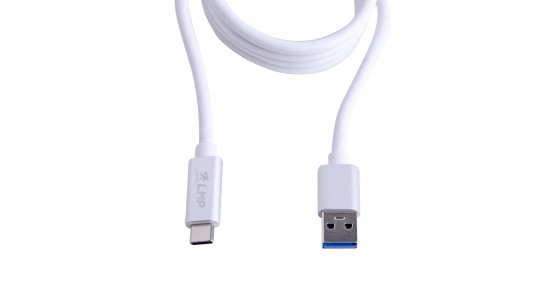 LMP 16652 USB-kaapeli USB 3.2 Gen 1 (3.1 Gen 1) 1 m USB A USB C 10 Gbit/s Hopea