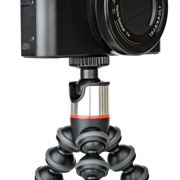Joby GorillaPod 500 kamerastativ Digital-/filmkameraer 3 ben Sort, Grå, Rustfrit stål