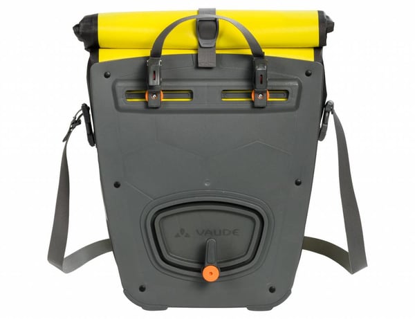 Miniatyrbillede 4 af 4: VAUDE Aqua Back Single Sadel Cykeltaske 24 L Stof, Polyurethan Sort, Gul
