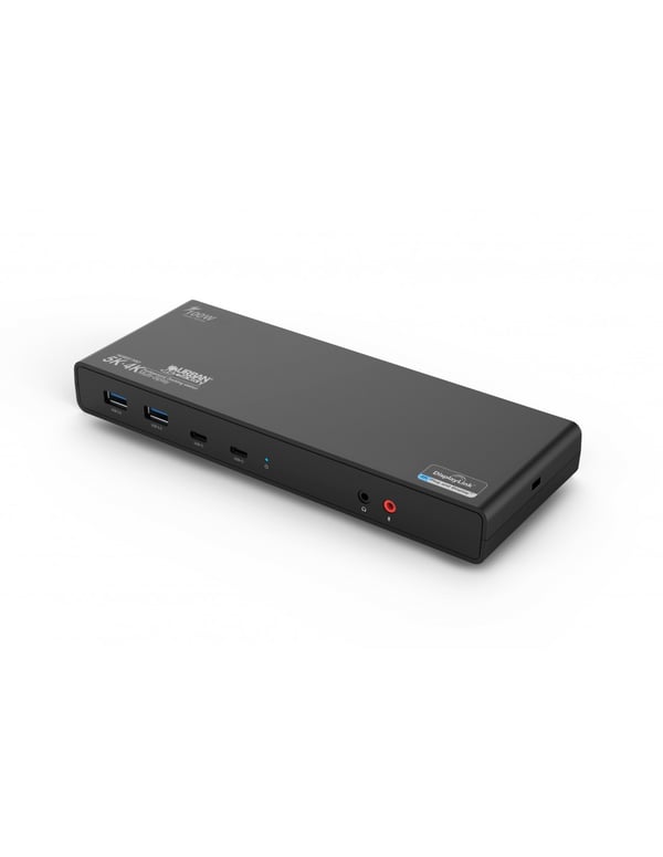 Urban Factory TCD50UF kannettavien tietokoneiden telakka ja porttitoistin Langallinen USB 3.2 Gen 1 (3.1 Gen 1) Type-A + Type-C Musta