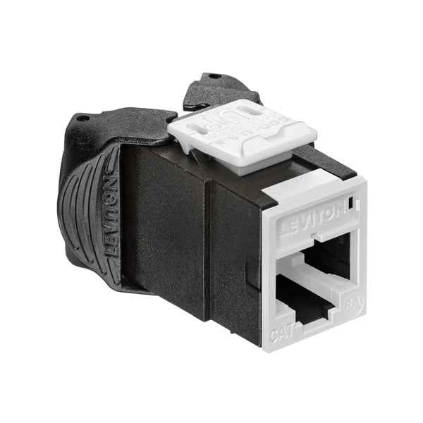 Leviton Atlas-X1 RJ-45 Sort, Hvid