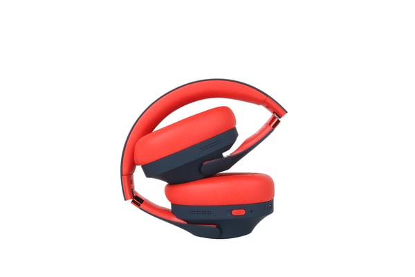 Red Bull Racing RB-HP130 hovedtelefoner/headset True Wireless Stereo (TWS) Opkald/Musik/Sport/Hverdag Bluetooth Mørkeblå, Rød