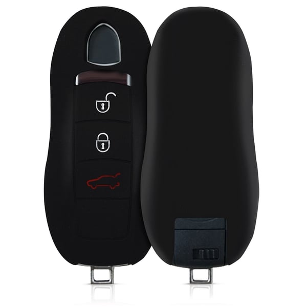 Miniatyrbillede 1 af 3: kwmobile 42982.01 nøglering og kasse Nøgleetui Sort