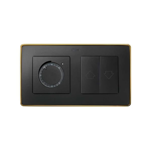 Simon 8201620-242 kontaktplade & kontakthætte Guld