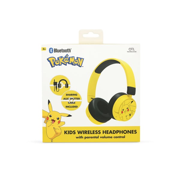 OTL Technologies Pokémon Pikachu Hovedtelefoner Kabel & trådløs Headset Musik USB Type-C Bluetooth Gul