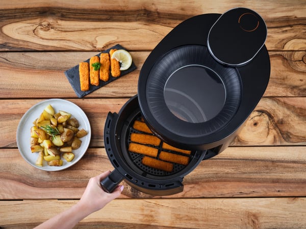 Eta Skyfry Enkelt 5 L Enkeltstående 1500 W Varmluftsteger Sort