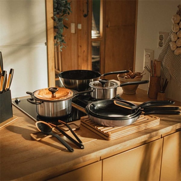 Miniatyrbillede 5 af 9: Fiskars 1072312 Functional Form Pfanne 280 mm Gourmet stegepande Rund