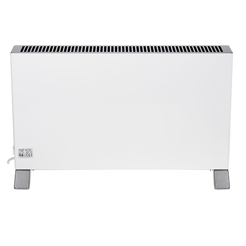 Adler AD 7752 varmeapparat Indendørs Grå, Hvid 2000 W Blæser med elektrisk områdevarmer