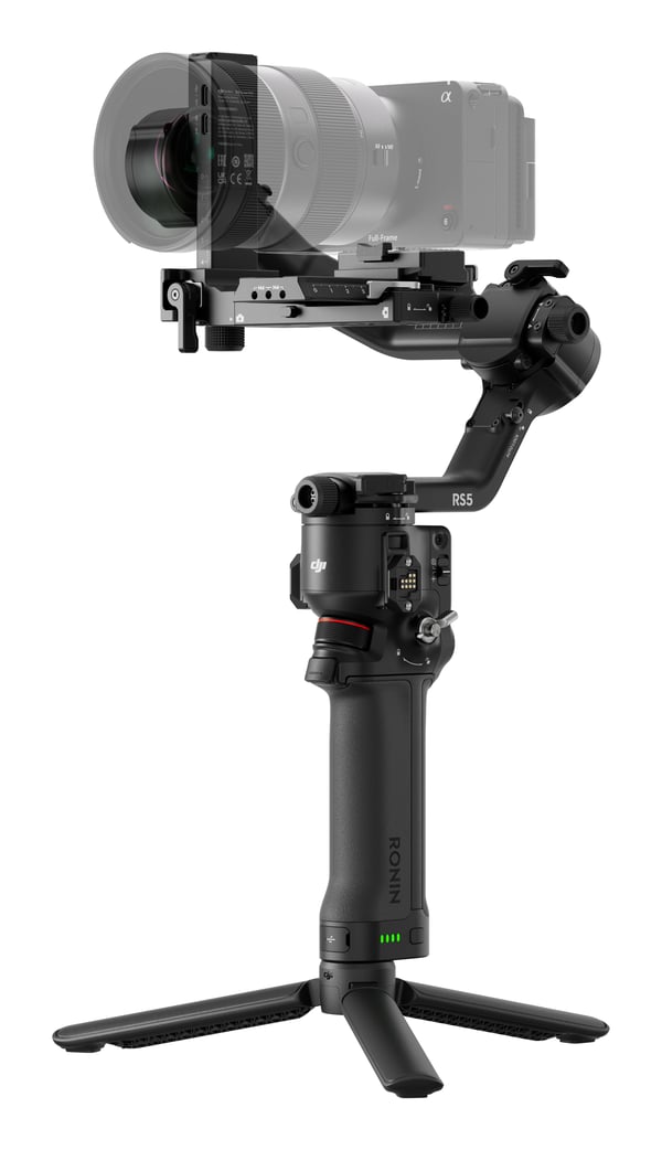 Miniatyrbild 4 av 15: DJI RS 5 Handhållen kamerastabilisator Svart