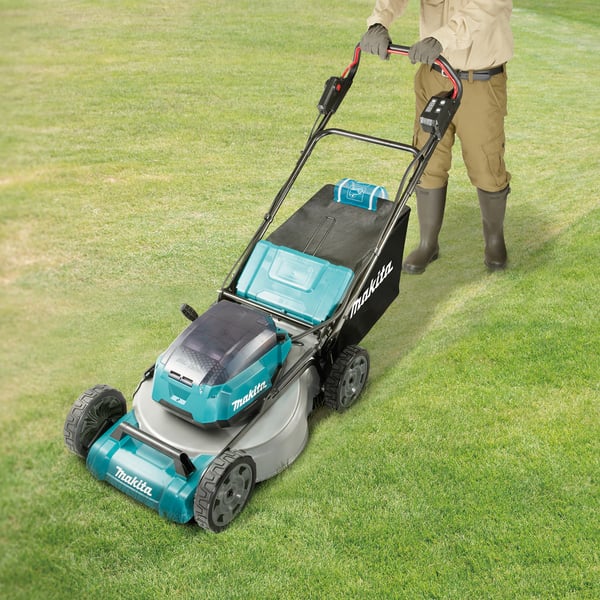 Makita DLM530Z gräsklippare Motorgräsklippare Batteri Svart, Blå