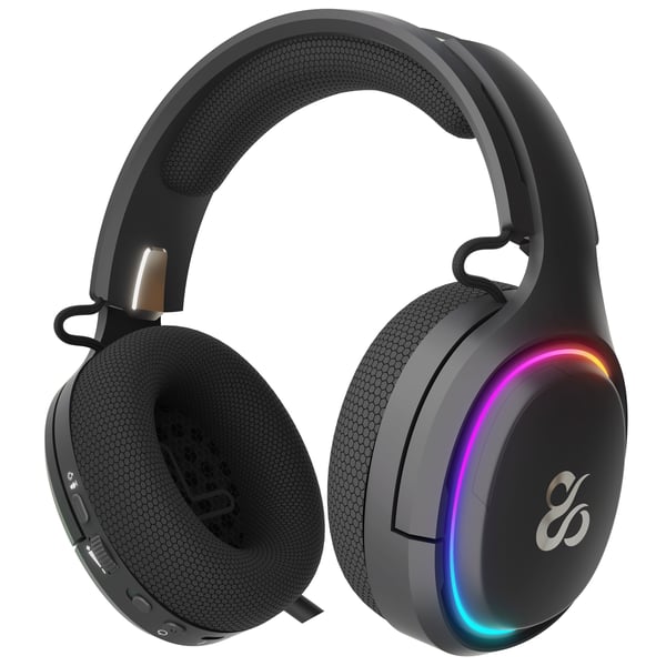 Newskill Gaming NS-HS-ATONV2 hovedtelefoner/headset Kabel & trådløs Spil Sort