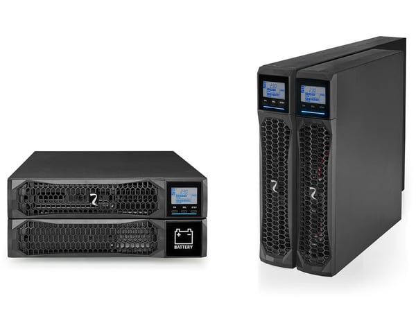 Pikkukuva 1 / 6: Riello Sentinel Dual2 3000 UPS-virtalähde Taajuuden kaksoismuunnos (verkossa) 3 kVA 3000 W 9 AC-pistorasia(a)