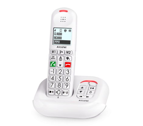 Miniatyrbillede 4 af 5: Alcatel XL685 Voice Analog telefon Nummervisning Hvid