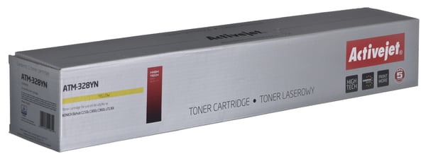 Activejet Toner ATM-328YN zamiennik Konica Minolta TN328Y Supreme 28000 stron värikasetti 1 kpl Yhteensopiva Keltainen