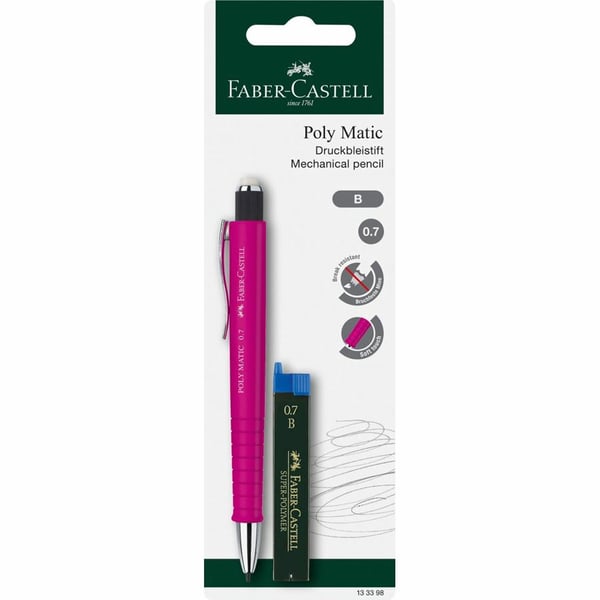 Miniatyrbild 1 av 5: Faber-Castell Grip Matic stiftpennor B 2 styck