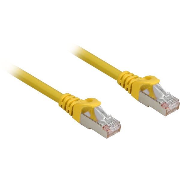 Sharkoon Cat.6a SFTP verkkokaapeli Keltainen 1,5 m Cat6a S/FTP (S-STP)