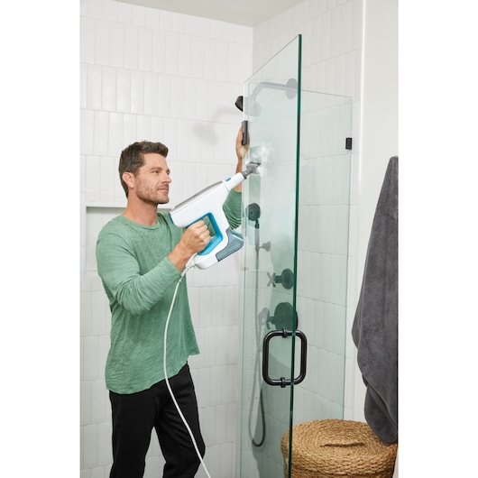 Black & Decker BHSM15FX08-QS damprenser Bærbar damprenser 0,5 L 1500 W Hvid