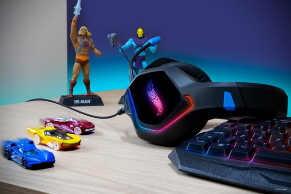 Krom KANYON Headset Kabel Huvudband Spela Svart, Blå
