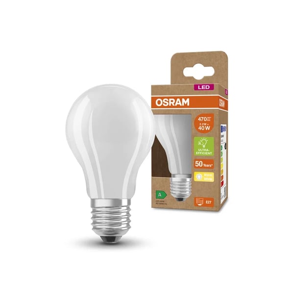 Miniatyrbillede 4 af 5: LEDVANCE 4099854009570 LED-lampe Varm hvid 3000 K 2,2 W E27 A