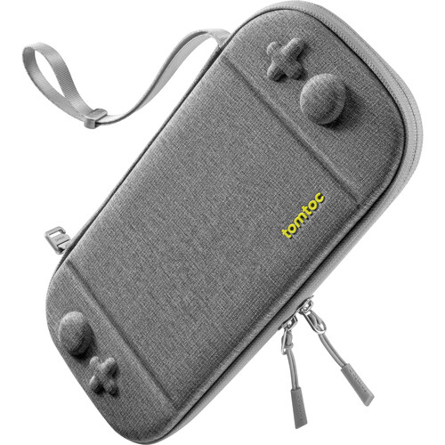 Miniatyrbillede 14 af 15: tomtoc FancyCase-G05 Rejsetaske Nintendo Stof Grå