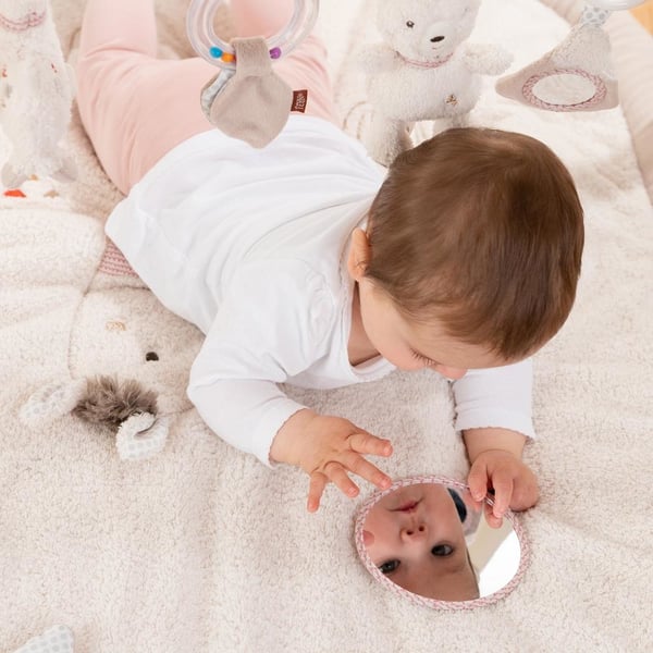 Fehn 058017 Plys, Polyester Flerfarvet Baby legemåtte