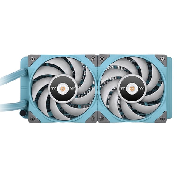 Thermaltake CL-W319-PL12TQ-A Tietokoneen jäähdytysjärjestelmä Suoritin All-in-one-nesteenjäähdytin 12 cm Turkoosi 1 kpl