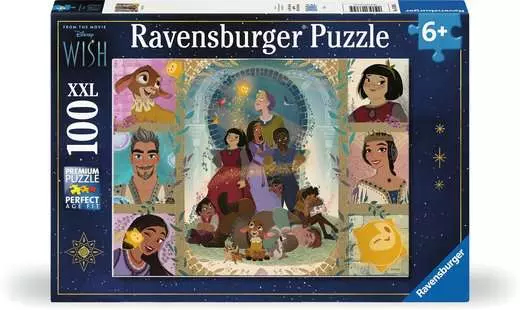 Miniatyrbild 1 av 2: Ravensburger Disney Wish Pussel 100 styck Tecknade serier