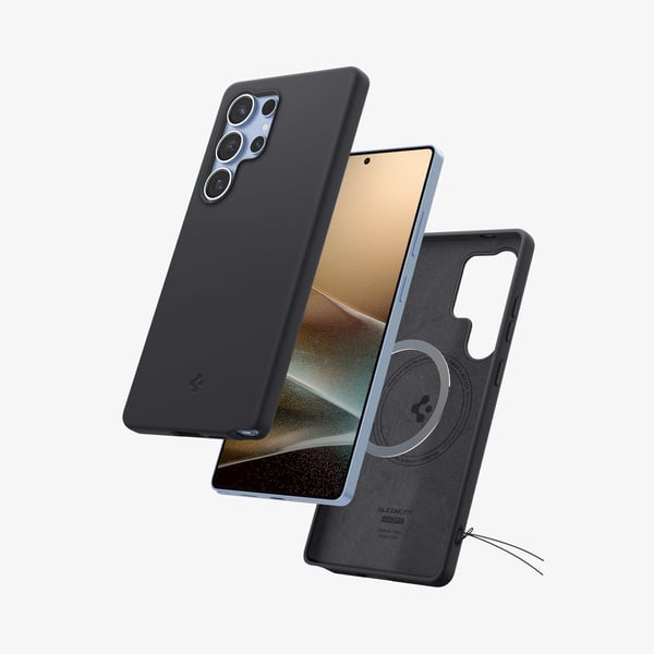 Miniatyrbillede 11 af 17: Spigen Silicone Fit (MagFit) mobiltelefon etui 17,5 cm (6.9") Cover Sort