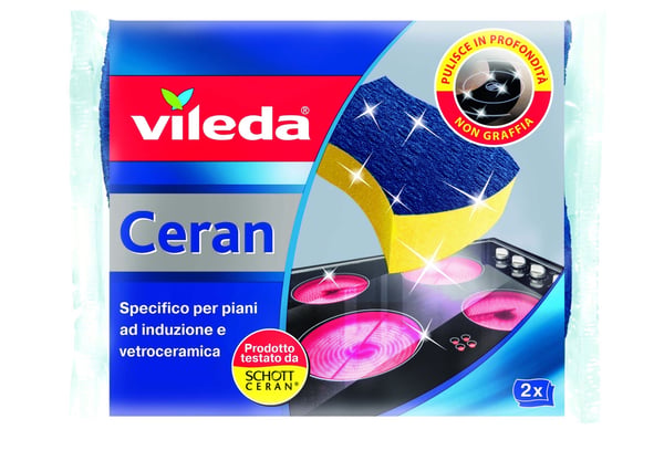 Vileda 153104 svamp Rektangulär Mikrofiber Blå, Gul 2 styck