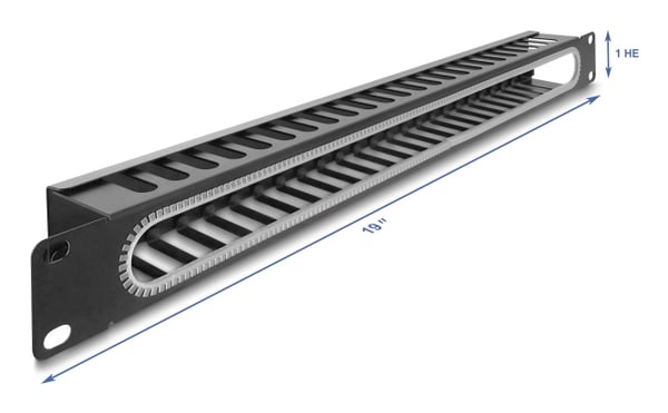 Miniatyrbild 1 av 3: DeLOCK 67277 rack tillbehör Kabelhanteringspanel