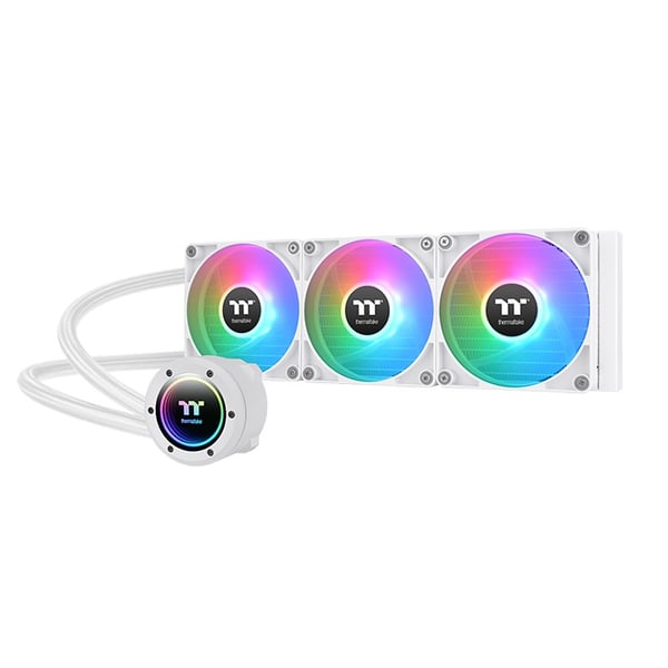 Miniatyrbillede 1 af 7: Thermaltake TH360 V2 ARGB Processor Væskekølingssæt 36 cm Hvid 1 stk