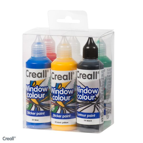 Creall 20600 hobbymaling 80 ml 6 stk
