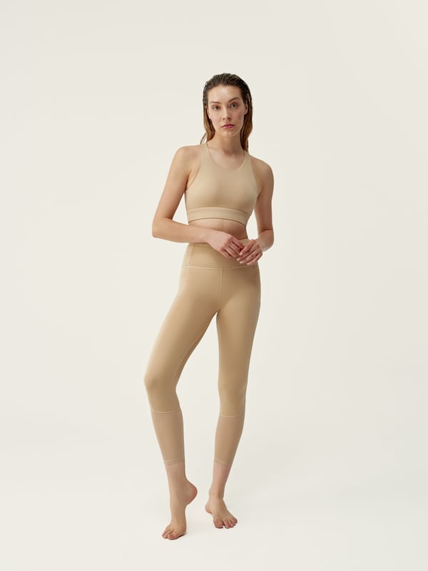 Miniatyrbillede 5 af 6: Born Living Yoga 8435584644630 sportsbukser Sand Elastin, Polyester