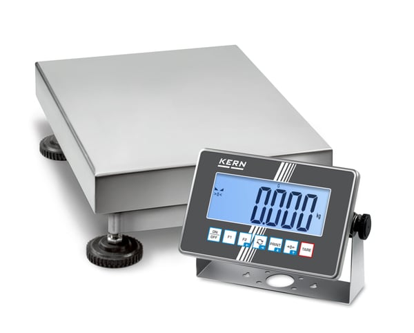 KERN & SOHN IoT-Line Edelstahl-Plattformwaage LCD 15 kg Rostfritt stål