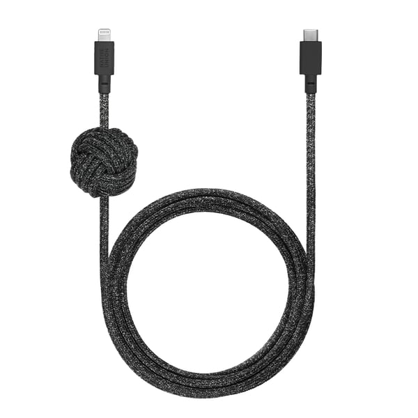 Native Union Night Cable 3 m Musta, Harmaa Native Union Night Cable 3 m Musta, Harmaa