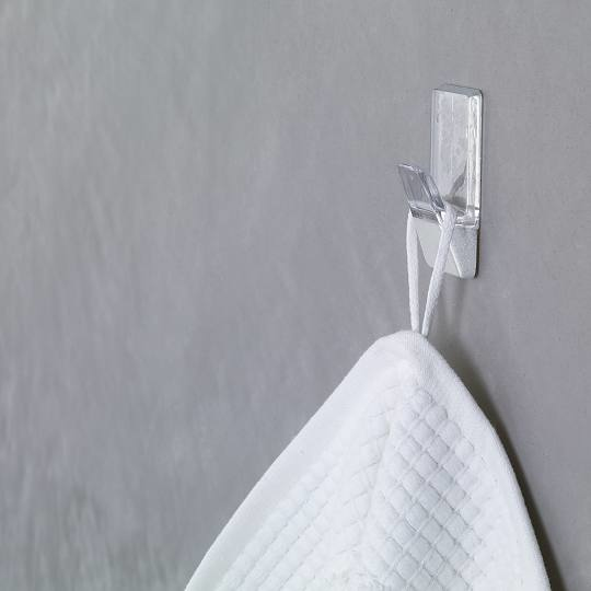 Miniatyrbild 2 av 3: TESA 58812 inomhus Handdukskrok Transparent 2 styck