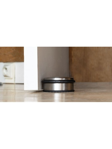 Miniatyrbillede 3 af 4: Alba DOORSTOP N dørstopper Sort, Sølv Elastomer, Stål