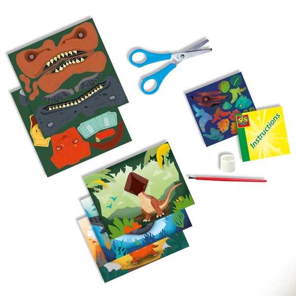 SES Creative Popup cards - Dinosaurs