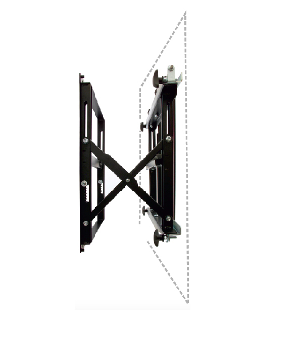 DSS OM04510 kyltin näyttökiinnike 152,4 cm (60") Musta