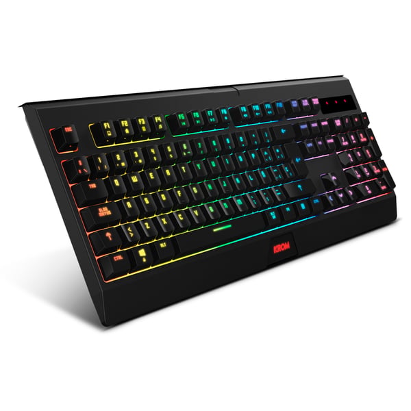 Krom KABALA näppäimistö Sisältää hiiren Pelaaminen Langaton RF QWERTY Espanja Musta