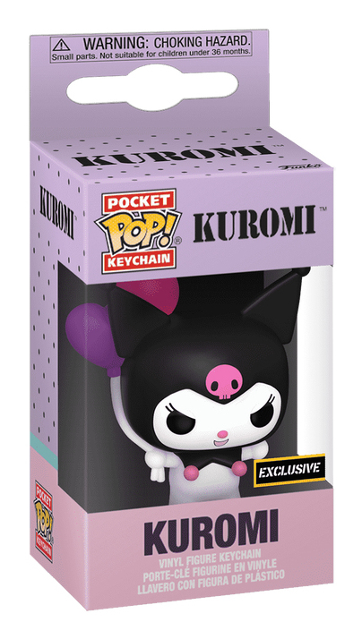 Pikkukuva 2 / 2: FUNKO POP! KEYCHAIN Kuromi with Balloons Avainrengas Monivärinen