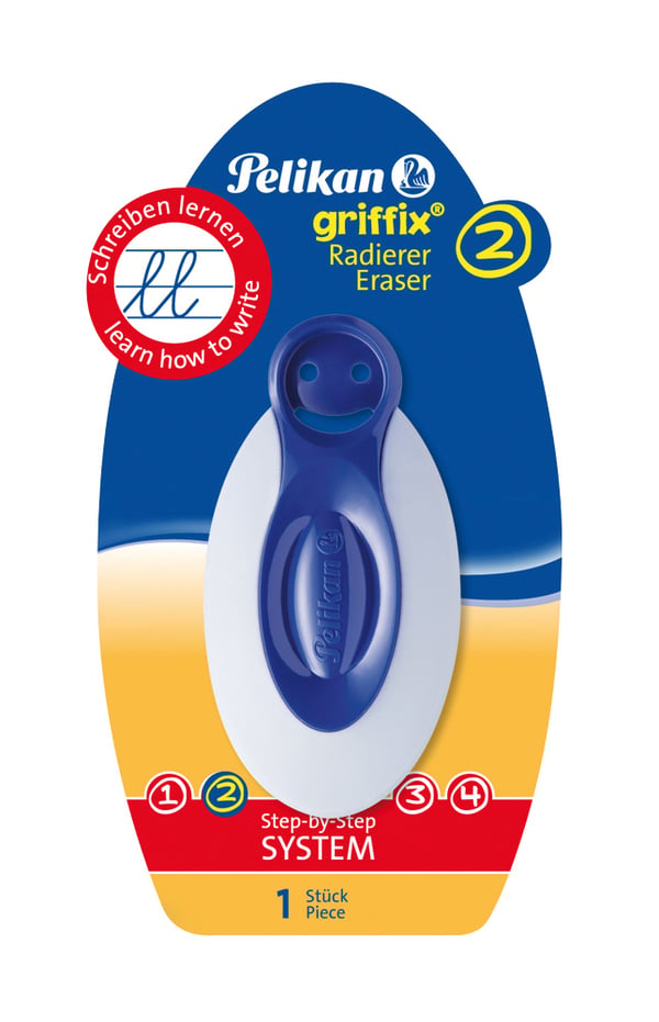 Pelikan Griffix pyyhekumi Muovi Sininen, Valkoinen 1 kpl