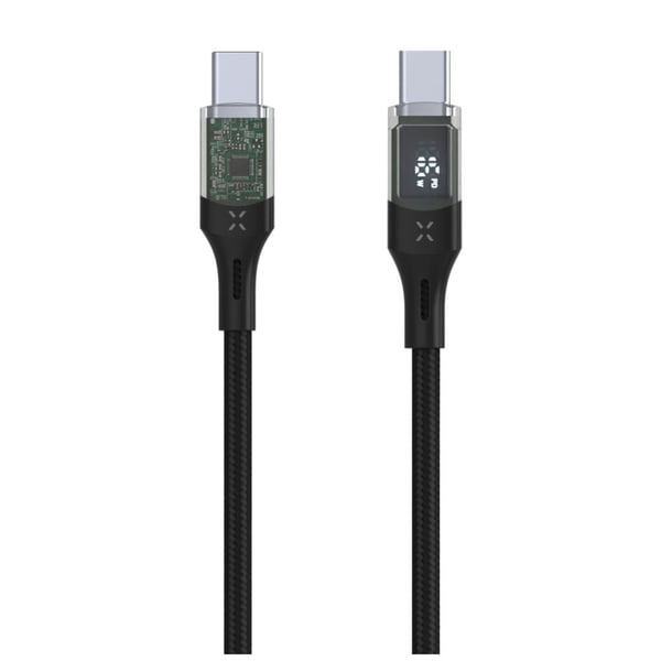 FIXED FIXDD-CC2-BK USB-kabel USB 2.0 2 m USB C 4,8 Gbit/sek. 100 W Sort