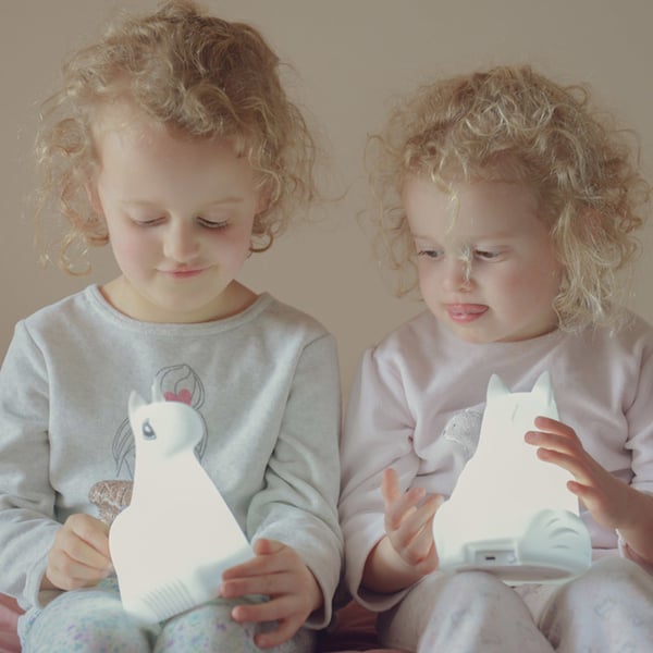 KIDYWOLF KIDYNIGHT babynattlampor Fristående Vit LED