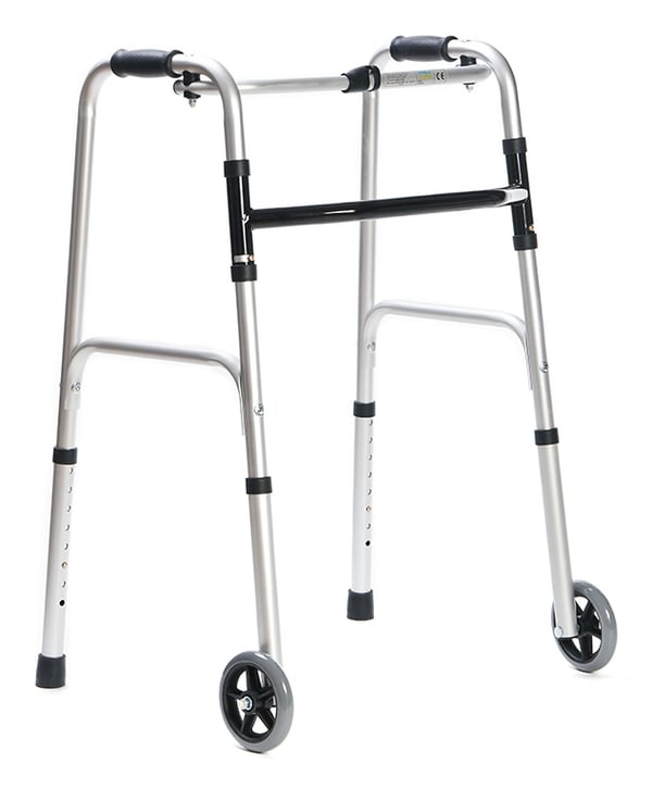 Miniatyrbild 1 av 3: MDH VCBP0032 gåstativ och rollator Walker Silver 2,5 kg