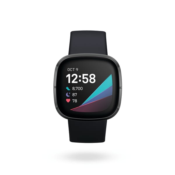 Miniatyrbild 2 av 4: Fitbit Sense kol/grafit