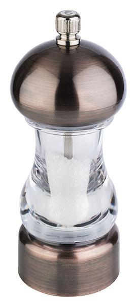 APS-Germany 40552 krydderikværn Saltkværn Kobberfarve, Transparent