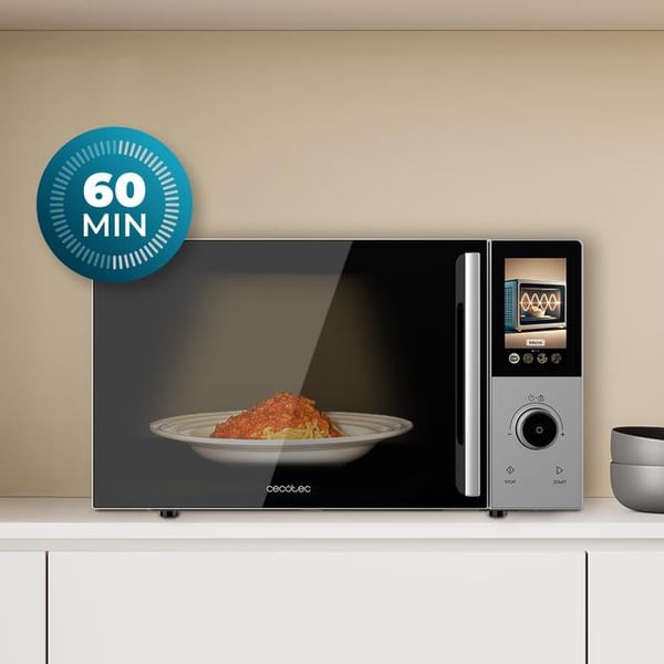 Cecotec Convection 2500 Touch Svart, Grå Grillmikrovågsugn Bänkdiskmaskin 25 l 900 W